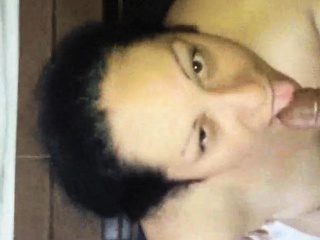 Chocolate chik makes a BBC cum