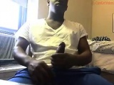 Jerkin a bbc that is teenager no cum