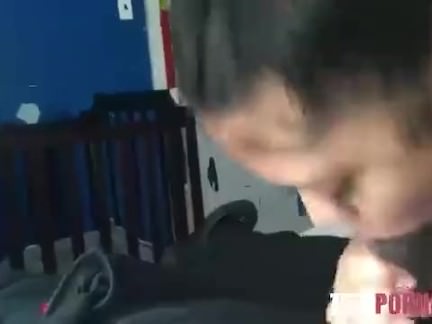 Amateur girlfriend suck and cum BBC