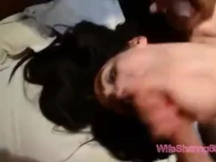 Good Wife Sucks and Fucks BBC and Husband