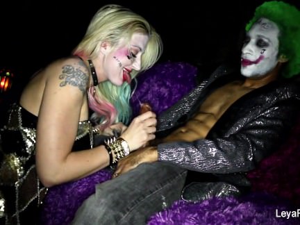 Harley Quinn Leya takes the Joker's BBC