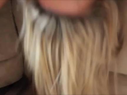 Hot blonde MILF enjoying a BBC