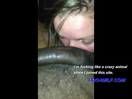 White mans pretty wife swallowing bbc cum
