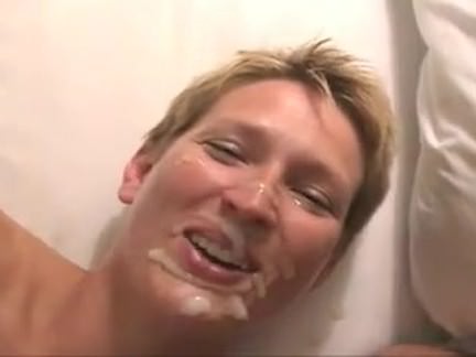 Bbc and amp bwc give blonde milf a double fac