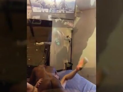 Blonde White Woman Loves BBC