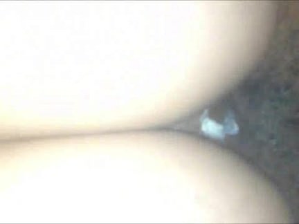 Creamy pussy fucked by a hairy BBC