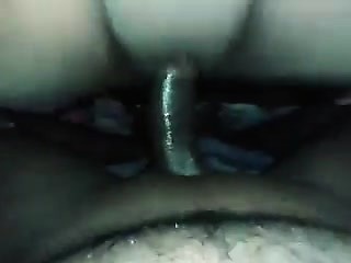 Chubby ebony Woman rides the BBC in POV of on Her hubby