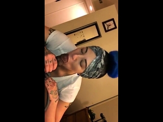 Mixed girl BBC Blowjob POV