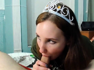 Facialized cfnm amateur sucking bbc pov style